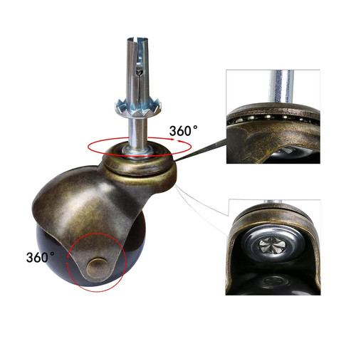 Antique furniture caster - antique,