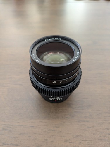 Voigtlander nokton 5mm f - 42.5mm,