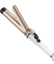 Hoson 38mm Curling Tongs Large Barrel Hair Curler, Long Barrel Curling Wand Dual