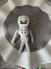 Minecraft Keychain Keyring Bag Clip Minecraft Skelington plush