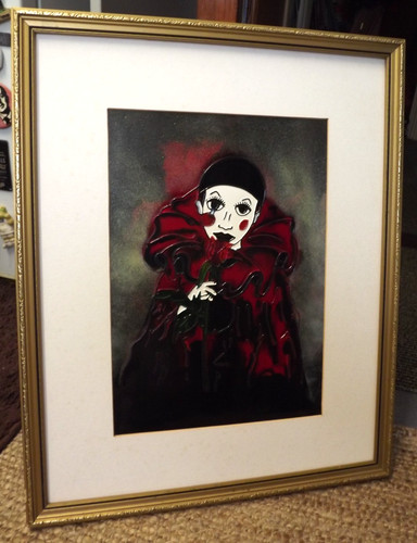 Pierrot clown mixed - mixed, art