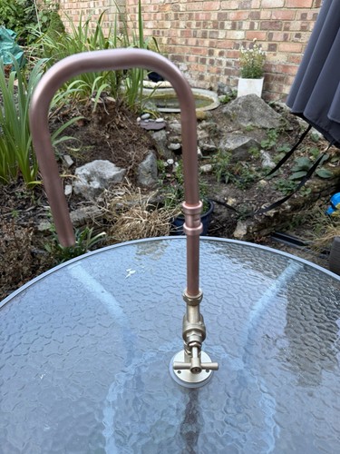 Copper pipe swivel tap - pipe,