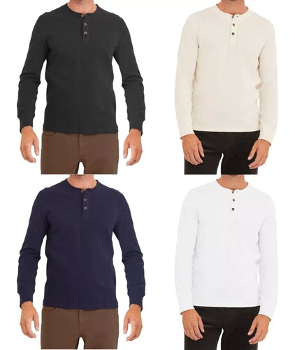 Mens grandad button neck - mens,