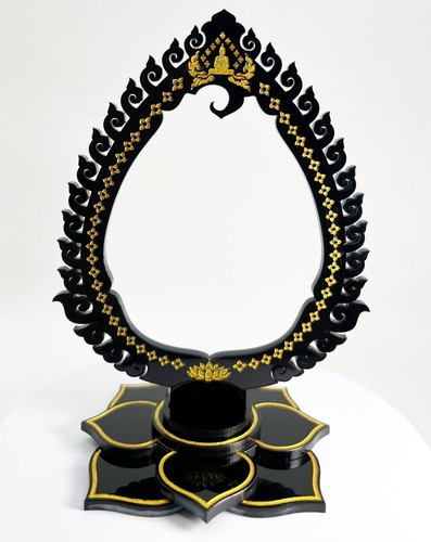 Black gold thai buddha - gold,
