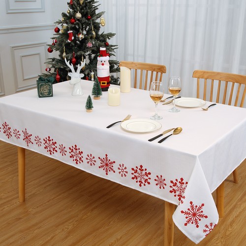Christmas tablecloth washable - tablecloth,