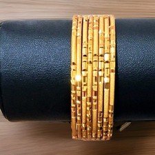 22k gold plated Indian bangles