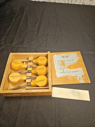 Vtg millers falls 107 - no., wood