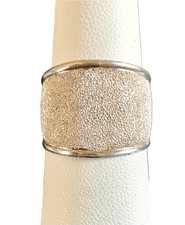 Vtg 925 Sterling Silver Wide