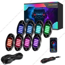 6/8X Pods RGB 16 LED Under Car