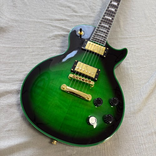Green burst style - burst, lp