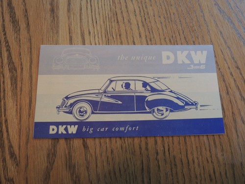 The unique dkw 6 - dkw, british