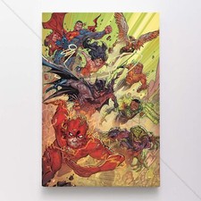 Justice League Poster Canvas