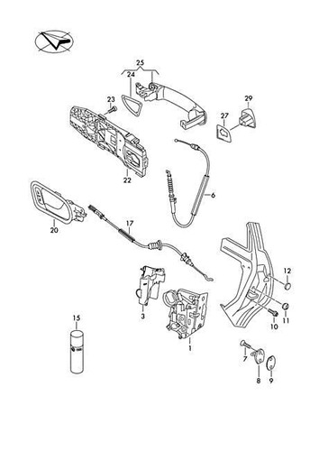Ameo polo derby vento - vw,