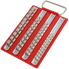 Metal Socket Tray with 1/4 3/8