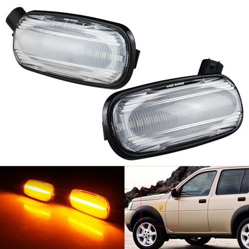 Amber led land rover - 2x,