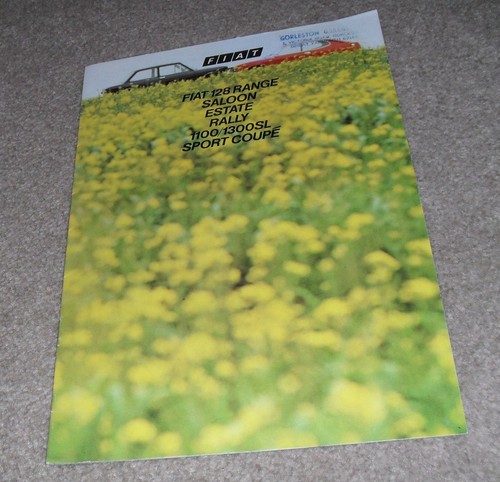 Fiat 128 brochure 1973 - -, sport