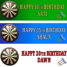 PERSONALISED DARTS BIRTHDAY