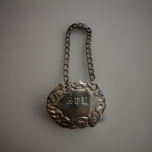 Antique silver plate - antique, rum