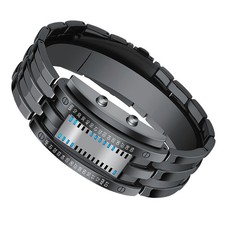Binary watch blue - binary, backlight