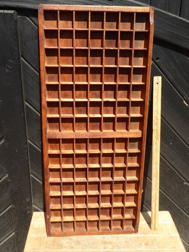 Antique wooden print - antique, tray
