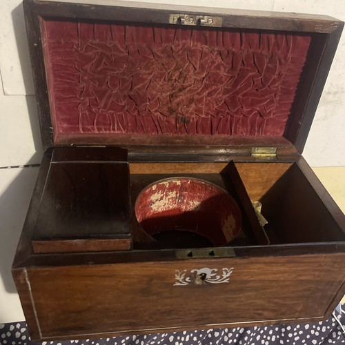 Antique wooden mother of - &,