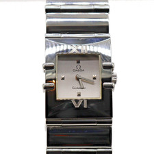 Omega Ladies Constellation watch just serviced 24mm x 19mm box manual warranty