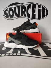 Nike Air Huarache 'Black Safety Orange' White/Iron Grey 8.5UK/9.5US BRAND NEW