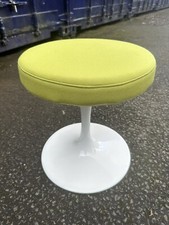 Vintage Drudi Italian Tulip Style Stool Green Mid-Century Retro