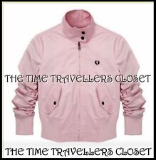 RARE FRED PERRY AMY WINEHOUSE RARE BABY PINK CROPPED HARRINGTON JACKET UK 8 36 4