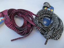 1 PAIR FLAT ZEBRA STRIPES