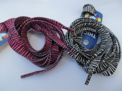 Pair flat zebra - flat, stripes
