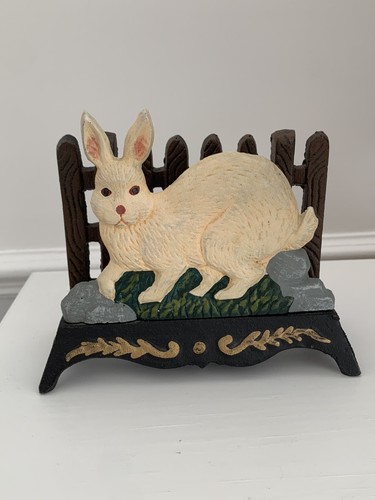 Cast iron painted letter - painted,