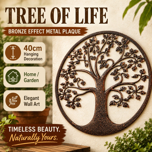Tree life bronze effect - tree,