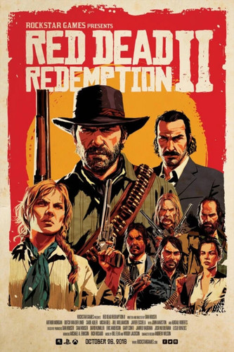 Red dead redemption - redemption, poster
