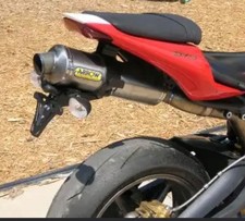 NEW GENUINE R&G REAR TAIL TIDY - TRIUMPH DAYTONA 675 WITH ARROW EXHAUST LP0025BK