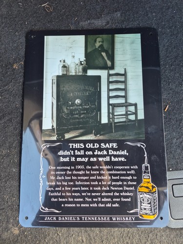 Jack daniels metal - metal, used