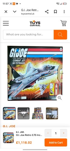 Rare joe skystriker - g.i.,