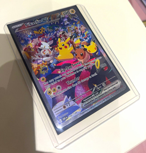 Pikachu full art from 30th - pikachu,