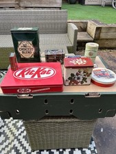 Vintage Assortment of Metal Tin's - Kitkat - Brooke Bond - Sweets - EMPTY