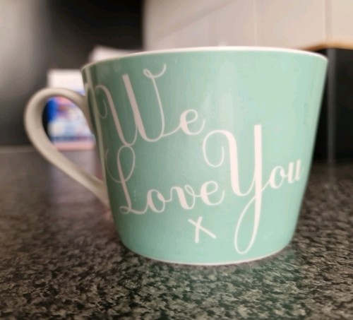 Large teal love you - large, we