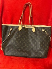 Louis Vuitton Neverfull GM tote bag in Monogram canvas with leather trim