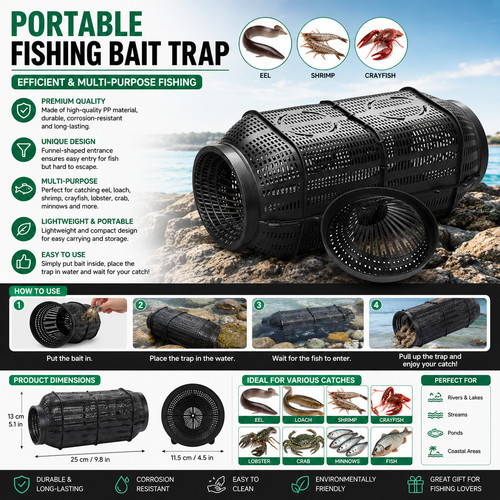 Portable collapsible fishing - portable,