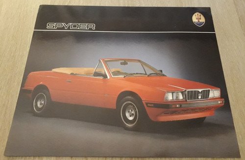 Maserati spyder brochure - maserati,