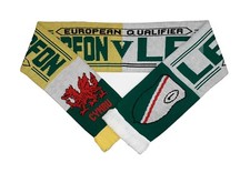 Caernarfon Town FC v Legia Warsaw Home & Away Dated Match Scarf / Memorabilia