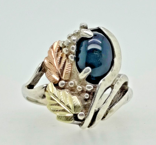 Sterling silver floral ring - sterling,