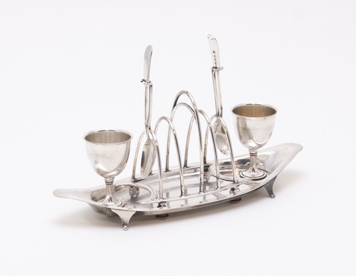 Antique silver plated complete - silver-plated,