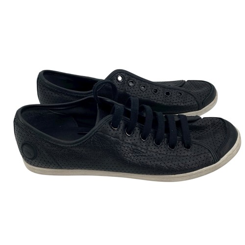 Camper uno black - black, leather