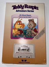 Teddy Ruxpin Adventure Series All About Bears Cassette & Book Vintage 1985