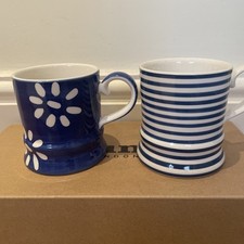 2 Whittard Hand Painted Mugs