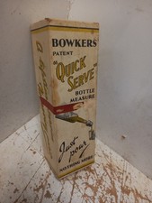 Vintage Bowkers Quick Serve Glass Measure. 1950/60s